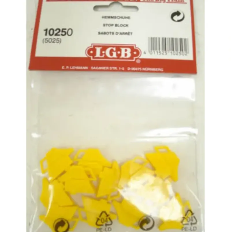 Trains*LGB 10250 G Track Wheel Stop Block (Pack of 12) - Model Train Junction: Quality Parts and Art Supplies