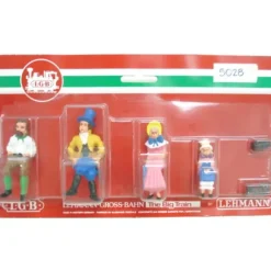 Trains*LGB 5028 G Train Passangers Figures (Set of 4) - Model Train Junction: Quality Parts and Art Supplies