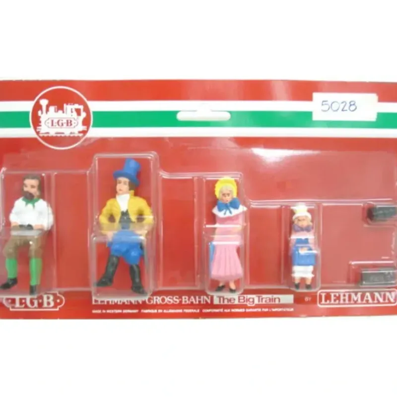 Trains*LGB 5028 G Train Passangers Figures (Set of 4) - Model Train Junction: Quality Parts and Art Supplies
