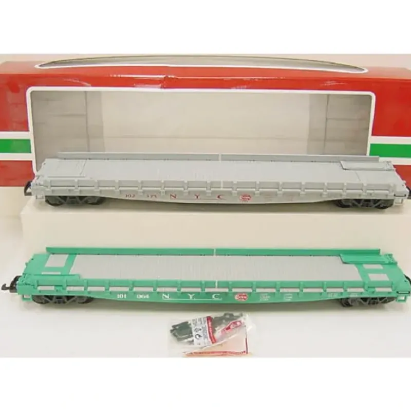 Trains*LGB 41540 New York Central Flatcar Set - Plastic Wheels - Model Train Junction: Quality Parts and Art Supplies