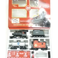 Trains*LGB 72423 Santa Fe G Gauge Steam Freight Starter Train Set with Light and Smoke - Model Train Junction: Quality Parts and Art Supplies