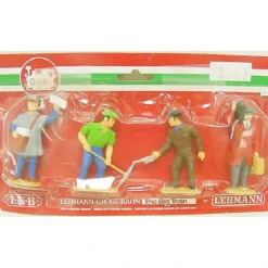 Trains*LGB 5043 Standing Railroad Worker Figures G Scale (Set of 4) - Model Train Junction: Quality Parts and Art Supplies