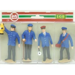 Trains*LGB 5240 Train Workers Figures (Set of 4) - Model Train Junction: Quality Parts and Art Supplies