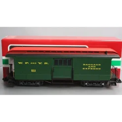 Trains*LGB 36845 White Pass & Yukon Baggage Car #201 - Plastic Wheels - Model Train Junction: Quality Parts and Art Supplies