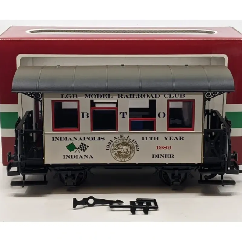 Trains*LGB 3007CC G Scale Model Railroad Club Caboose Diner LN/Box - Model Train Junction: Quality Parts and Art Supplies