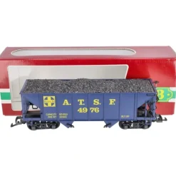 Trains|LGB 4076-D02 G Scale ATSF 2-Bay Hopper #4976 (Plastic Wheels) LN/Box - Model Train Junction: Quality Parts and Art Supplies
