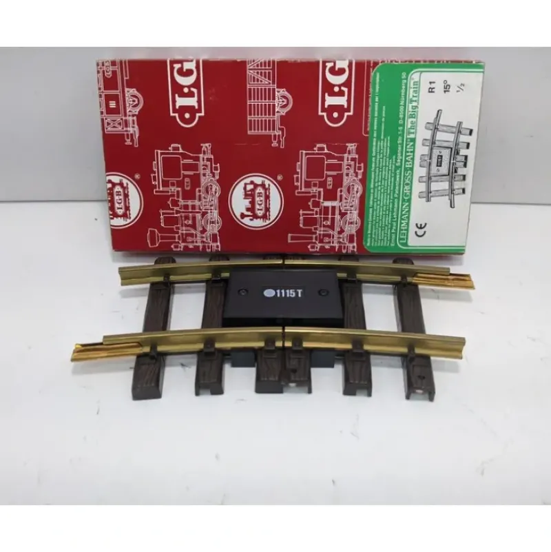 Trains*LGB 1115T R1 15-Degree Double Insulated Curved Track - Model Train Junction: Quality Parts and Art Supplies