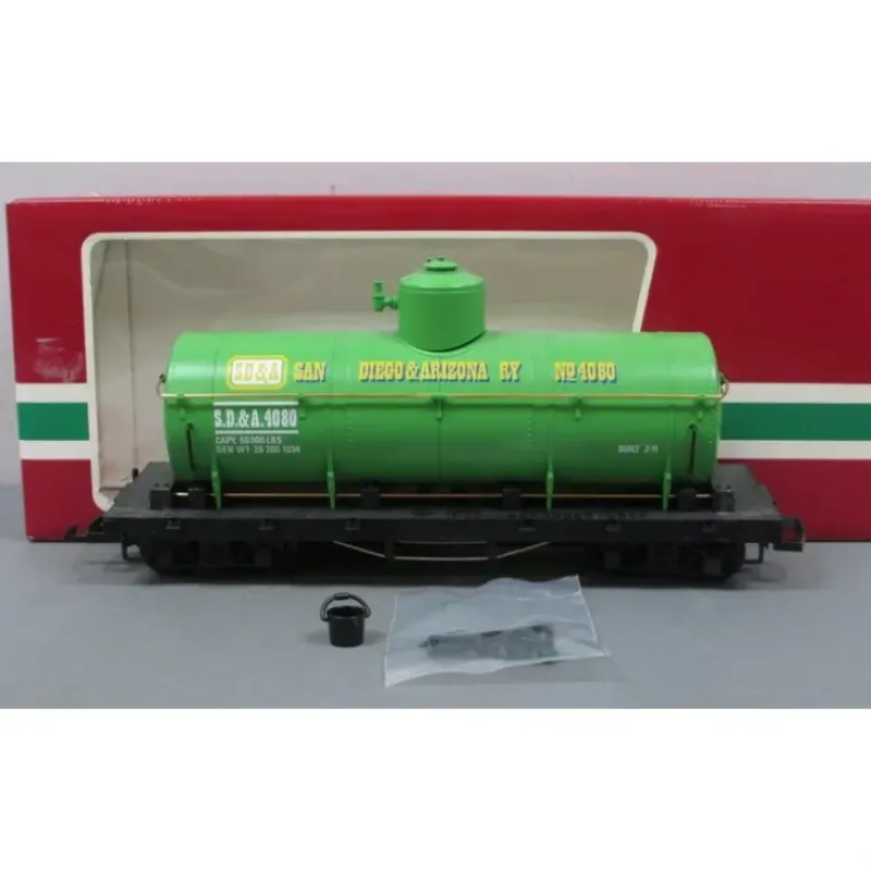Trains*LGB 4080-Y05 G Scale San Diego & Arizona Tank Car - Model Train Junction: Quality Parts and Art Supplies