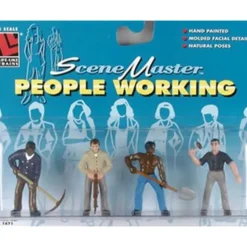 Trains*Life Like 1671 G Construction Worker Figures (Set of 4) - Model Train Junction: Quality Parts and Art Supplies