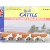 Trains*Life Like 1150 Hand Painted O Scale Cattle (Set of 5) - Model Train Junction: Quality Parts and Art Supplies