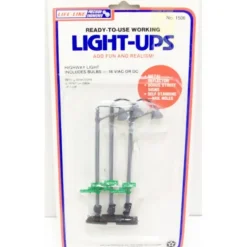 Trains*Life Like 1506 HO 16 Volt/AC or DC Highway Lights (Pack of 3) - Model Train Junction: Quality Parts and Art Supplies