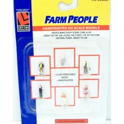 Trains*Life Like 1127 HO Farm People Figures (Set of 6) - Model Train Junction: Quality Parts and Art Supplies