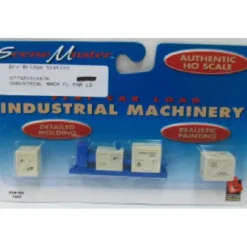 Trains*Life Like 1663 HO Industrial Machinery Flatcar Load - Model Train Junction: Quality Parts and Art Supplies