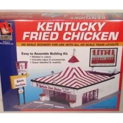 Trains*Life Like 433-1394 HO Kentucky Fried Chicken Building Kit - Model Train Junction: Quality Parts and Art Supplies