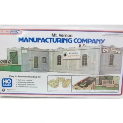 Trains*Life Like 1337 HO Mt Vernon Manufacturing Company Building Kit - Model Train Junction: Quality Parts and Art Supplies