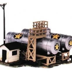 Trains*Life Like 1331 HO National Oil Company Building Kit - Model Train Junction: Quality Parts and Art Supplies