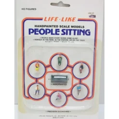 Trains*Life Like 1124 HO People Sitting W/Bench Figures (Set of 7) - Model Train Junction: Quality Parts and Art Supplies