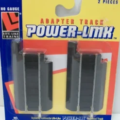 Trains*Life Like 21314 HO Power Link Adaptor Tracks (Pack of 2) - Model Train Junction: Quality Parts and Art Supplies
