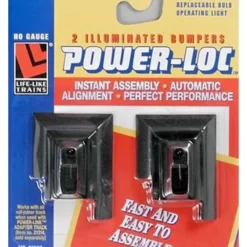 Trains*Life Like 21308 HO Power-Loc Illuminated Bumpers (Pack of 2) - Model Train Junction: Quality Parts and Art Supplies