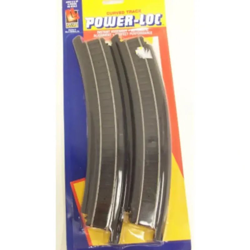 Trains*Life Like 433-21303 HO Power-Lock 18" Radius Curved Track (Pack of 4) - Model Train Junction: Quality Parts and Art Supplies