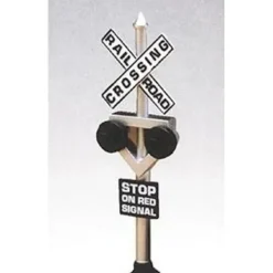 Trains*Life Like 1253 HO Railroad Crossing Signal (Pack of 4) - Model Train Junction: Quality Parts and Art Supplies
