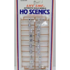 Trains*Life Like 1125 HO Railroad Signs - Model Train Junction: Quality Parts and Art Supplies