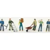 Trains*Life Like 1596 HO Railroad Workers Figures (Set of 6) - Model Train Junction: Quality Parts and Art Supplies