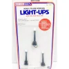 Trains*Life Like 1208 HO Scale Light-Up Street Lights (Pack of 3) - Model Train Junction: Quality Parts and Art Supplies