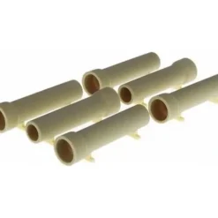 Trains*Life Like 433-1512 HO Scene Master Flatcar Concrete Pipe Load Fits Standard 40' - Model Train Junction: Quality Parts and Art Supplies