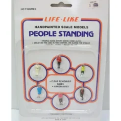 Trains*Life Like 1123 HO Standing People Figures (Set of 6) - Model Train Junction: Quality Parts and Art Supplies