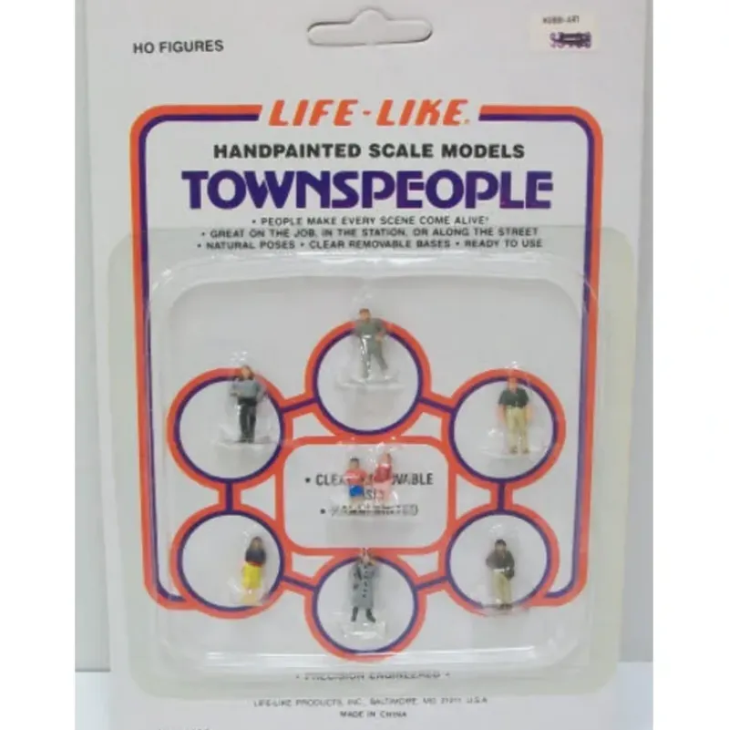 Trains*Life Like 1129 HO Townspeople Figures (Set of 7) - Model Train Junction: Quality Parts and Art Supplies