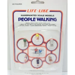 Trains*Life Like 1128 HO Walking People Figures (Set of 7) - Model Train Junction: Quality Parts and Art Supplies