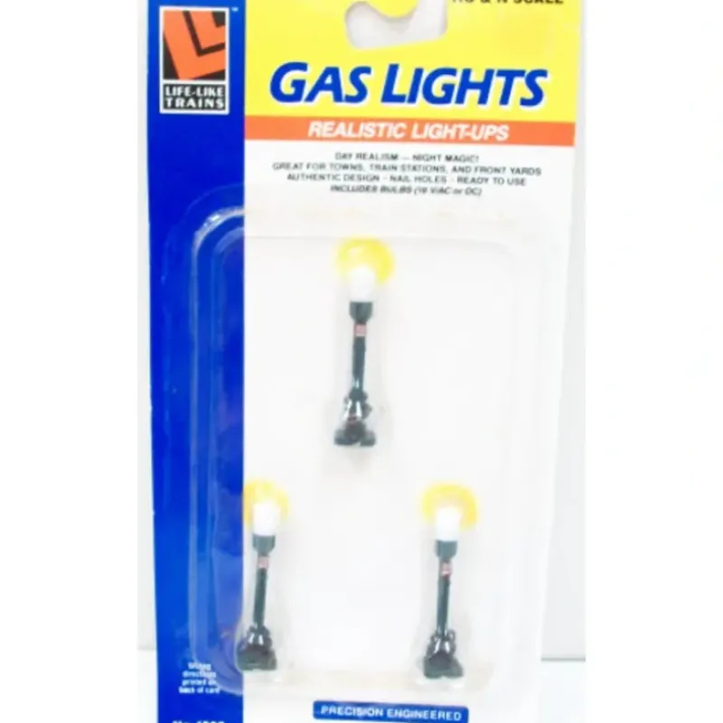Trains*Life Like 1505 HO/N Light Poles Gas Light (Pack of 3) - Model Train Junction: Quality Parts and Art Supplies