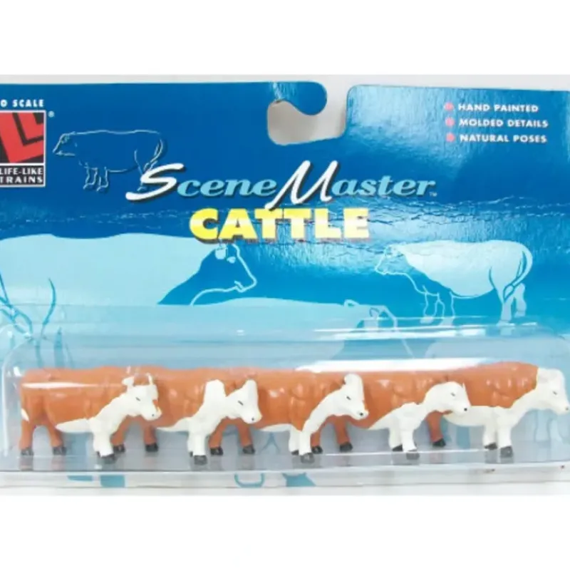 Trains*Life Like 1651 O Cattle Figures (Set of 5) - Model Train Junction: Quality Parts and Art Supplies