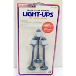 Trains*Life Like 1201 O Light-Up Street Lights Lampposts (Pack of 3) - Model Train Junction: Quality Parts and Art Supplies