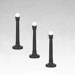 Trains*Life Like 1703 O Scale Light-Ups Street Lights Scene Master (Pack of 3) - Model Train Junction: Quality Parts and Art Supplies