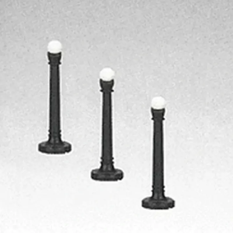 Trains*Life Like 1703 O Scale Light-Ups Street Lights Scene Master (Pack of 3) - Model Train Junction: Quality Parts and Art Supplies