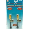 Trains*Life Like 1848 O Scale Light-Up Traffic Light Signals (Pack of 2) - Model Train Junction: Quality Parts and Art Supplies