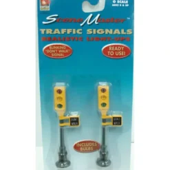 Trains*Life Like 1848 O Scale Light-Up Traffic Light Signals (Pack of 2) - Model Train Junction: Quality Parts and Art Supplies