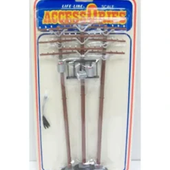 Trains*Life Like 1143 O Scale Power Phone Poles w/ Platform & Transformers - Model Train Junction: Quality Parts and Art Supplies