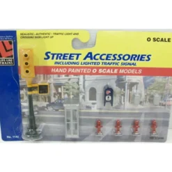 Trains*Life Like 1140 O Scale Street Accessories Including Lighted Traffic Signal. - Model Train Junction: Quality Parts and Art Supplies