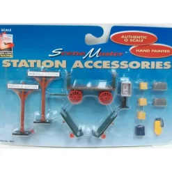 Trains*Life Like 1853 O Scale Train Station Accessories - Model Train Junction: Quality Parts and Art Supplies