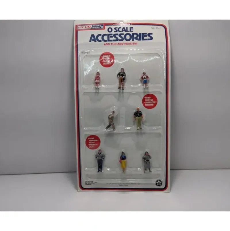 Trains*Life Like 1141 O Standing People Figures (Set of 8) - Model Train Junction: Quality Parts and Art Supplies