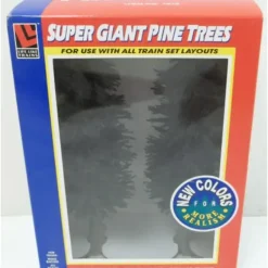 Trains*Life Like 1972 O Super Giant Pine Trees Realisitic Colors (Pack of 2) - Model Train Junction: Quality Parts and Art Supplies