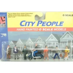 Trains*Life Like 1132 O Townspeople With Motorcycle Figures (Set of 7) - Model Train Junction: Quality Parts and Art Supplies