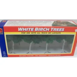 Trains*Life Like 1004 White Birch Trees (Pack of 4) - Model Train Junction: Quality Parts and Art Supplies