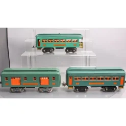 Trains*Lionel 332, 339 & 341 Vintage Std. Gauge Tinplate Passenger Cars - Restored [3] VG - Model Train Junction: Quality Parts and Art Supplies