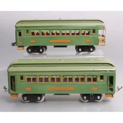 Trains*Lionel 309 & 312 Vintage Std. Gauge Tinplate Passenger Cars - Repainted [2] VG - Model Train Junction: Quality Parts and Art Supplies