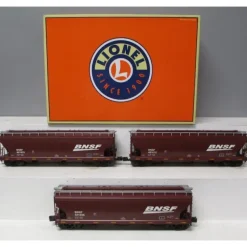 Trains*Lionel 6-27189 BNSF 3-Bay ACF Hoppers (Set of 3) - Model Train Junction: Quality Parts and Art Supplies