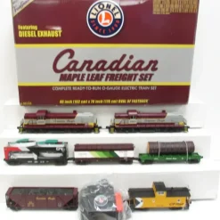 Trains|Lionel 6-30145 Canadian Maple Leaf RS-3 O Gauge Diesel Freight Train Set - Model Train Junction: Quality Parts and Art Supplies